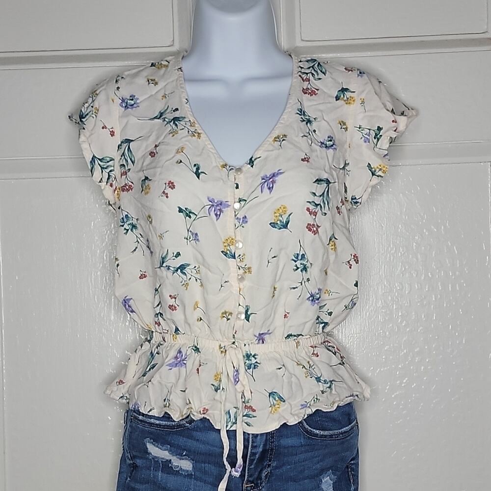 One ❤ Clothing blouse XS Cap sleeves
